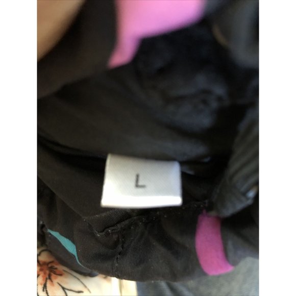 BURTON Snowboard Ski Snow Gloves Kids Profile Multicolor Youth Large Retro Look - Picture 4 of 5